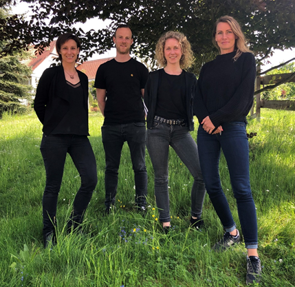 Team der Sozialpädagogoschen Familienhilfe in Eisenberg Vierer-Team der Ambulanten Hilfe - Sucht in Eisenberg